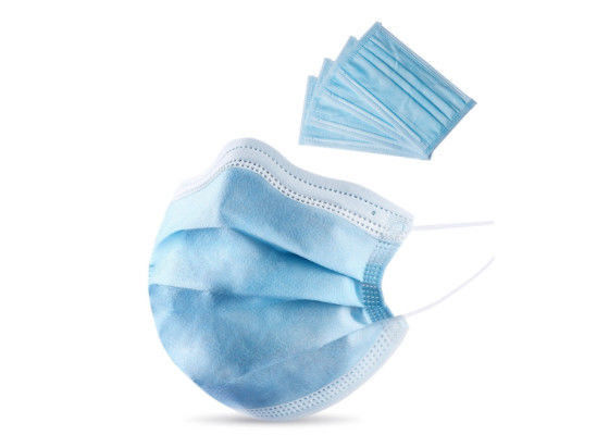 Blauwe van het Latex Vrije Earloop van pp Niet-geweven het Gezichtsmaskers