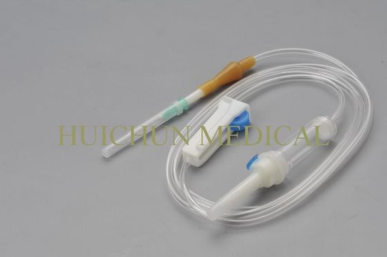 Medische Beschikbare de Infusiereeksen van knik Bestand pvc