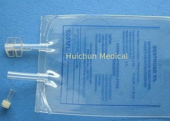 Het Plastificeren 1000ml de Infusiezakken op hoge temperatuur van pvc
